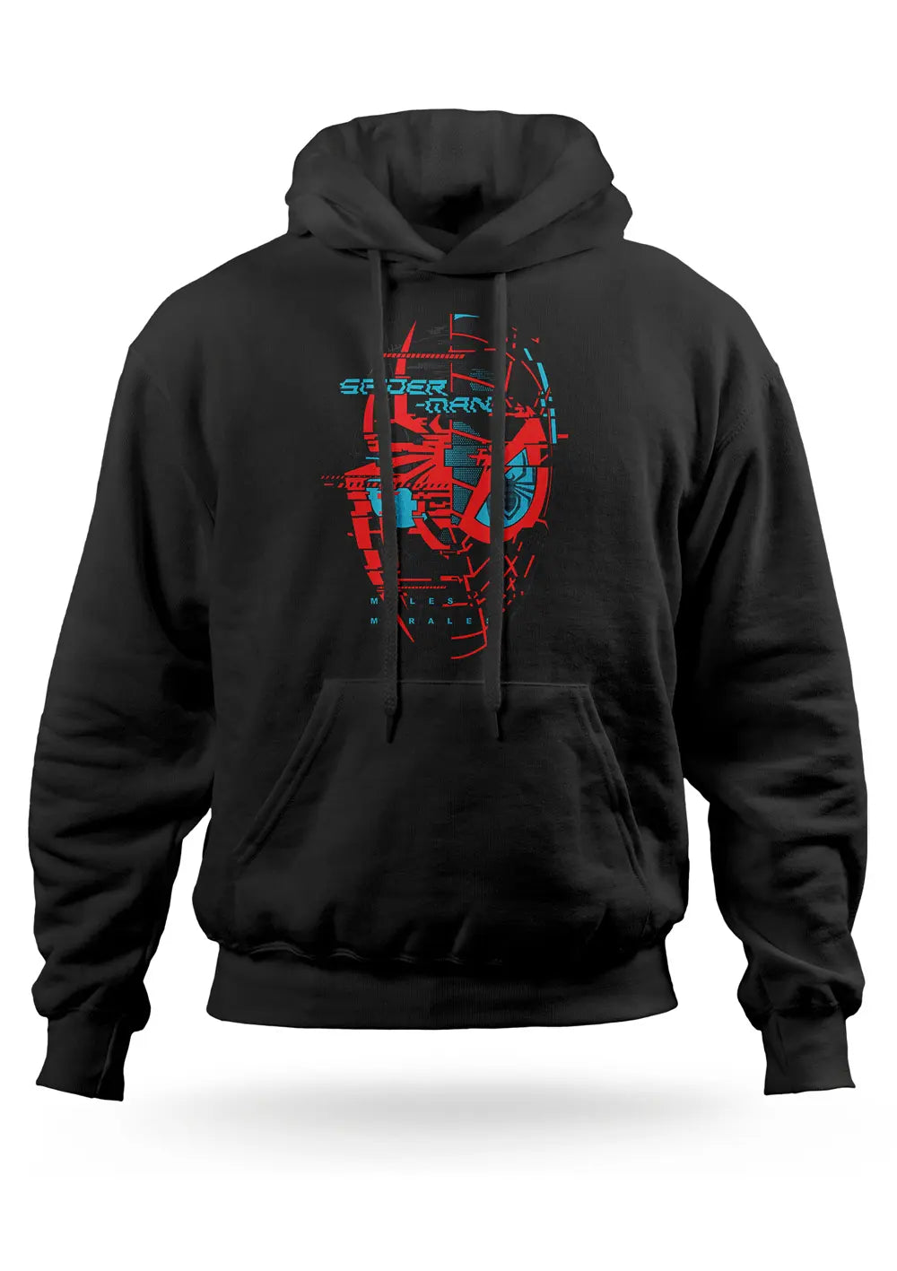 Felpa con Cappuccio Spiderman Miles Morales Supereroi