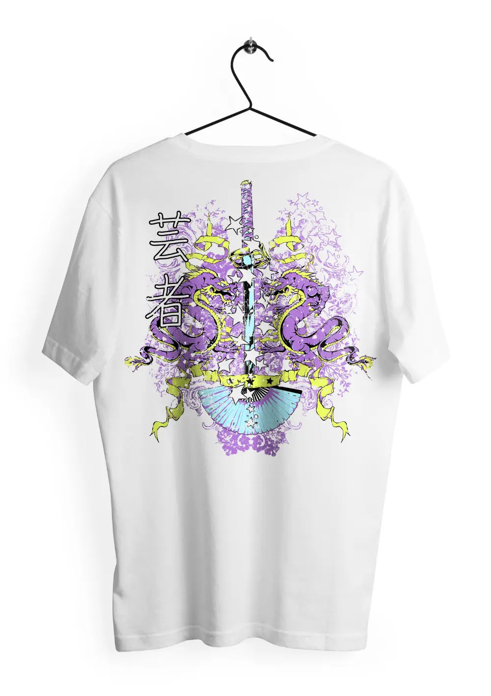 T-Shirt Maglietta Katana Dragoni Japan Urban Style